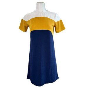 NWT Boohoo Color Block Stripe Dress Size 8